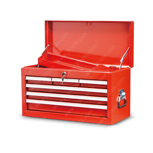 Red 6 Drawer Top Best Tool Storage Chest